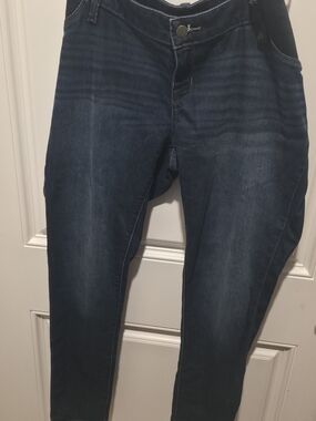 Isabel Maternity by Ingrid & Isabel Dark Blue Straight Leg Jeans